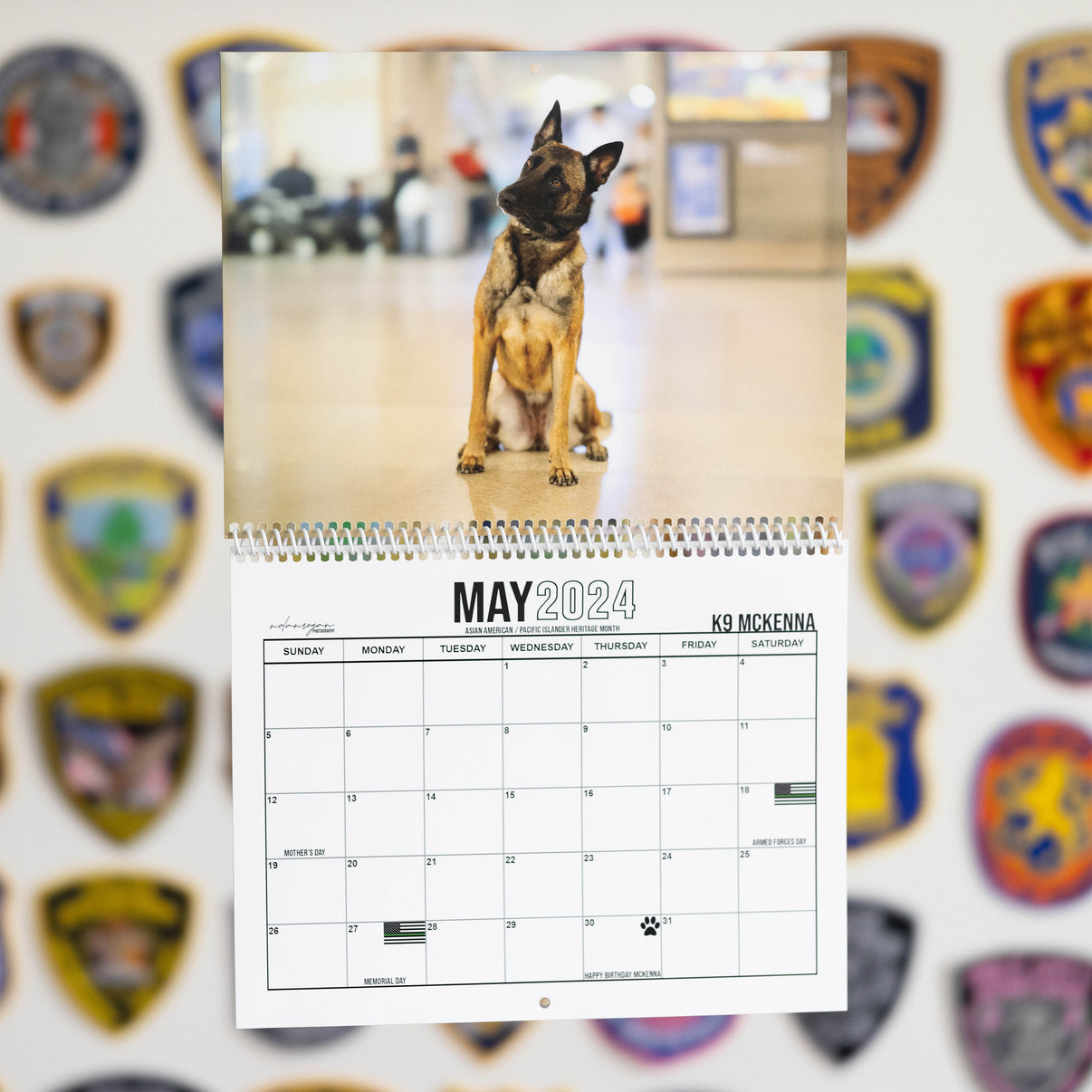 2024 Nolan Regan Photography Police K9 Calendar